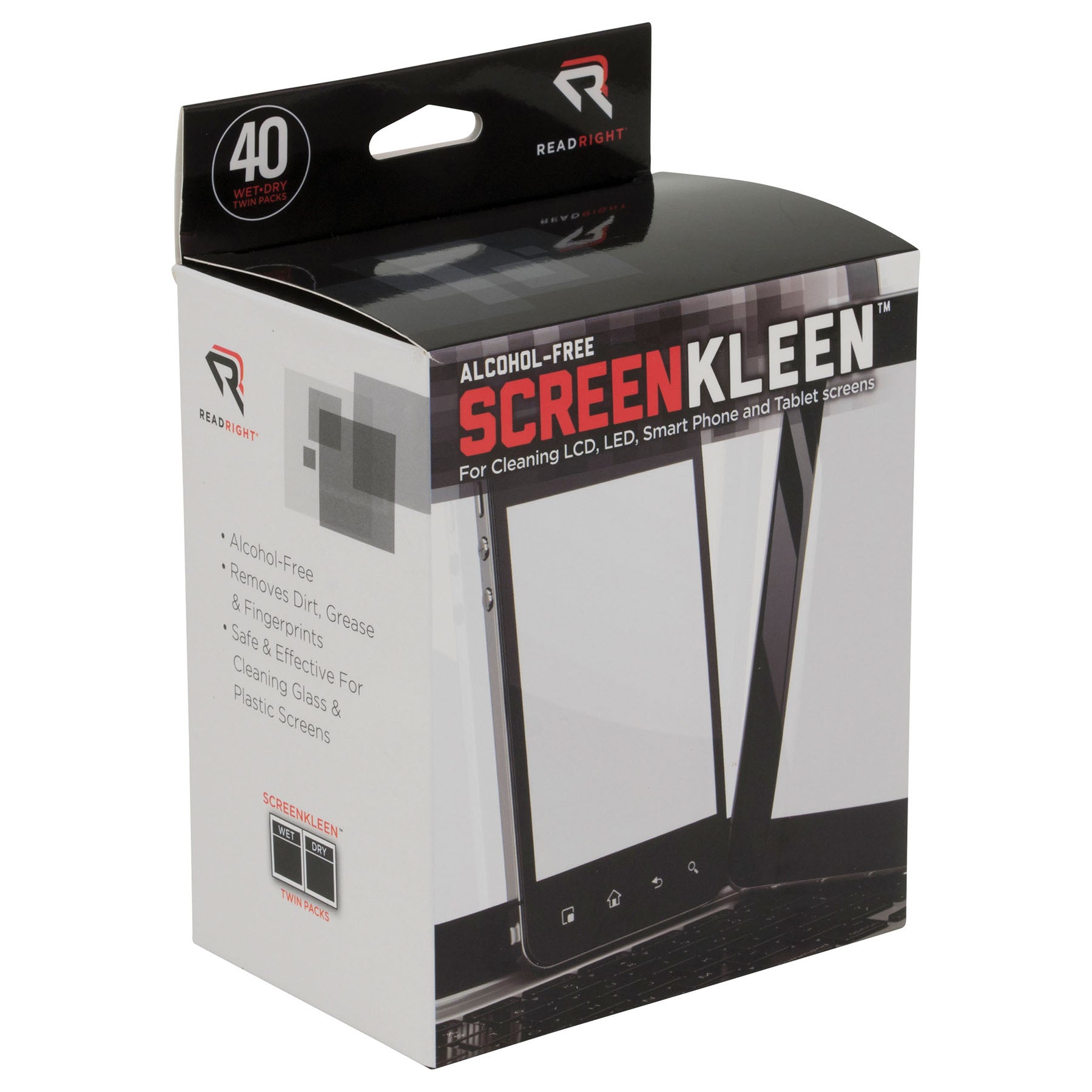 Screen Kleen Cleaning Wipes, Pack of 40