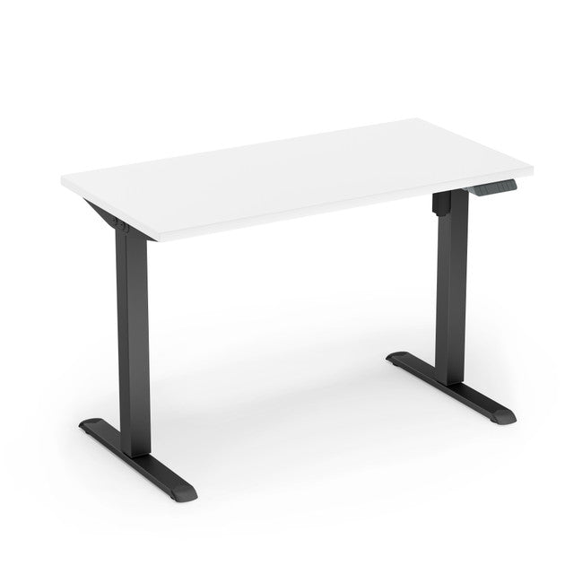 OfficeSource  Dual Stage Single Motor Electric Height Adjustable Base - Silver