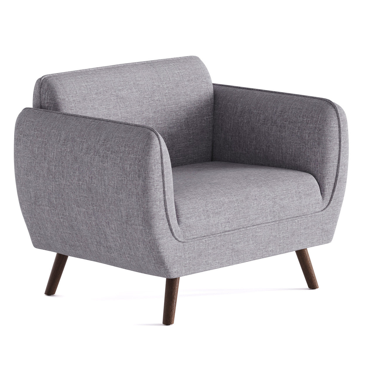 OfficeSource Mason Club Chair - Ash
