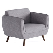 OfficeSource Mason Club Chair - Ash