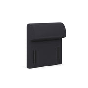 OfficeSource Saxon Modular Reception Seating Tall Arms - Set of 2 - Black PU Leather