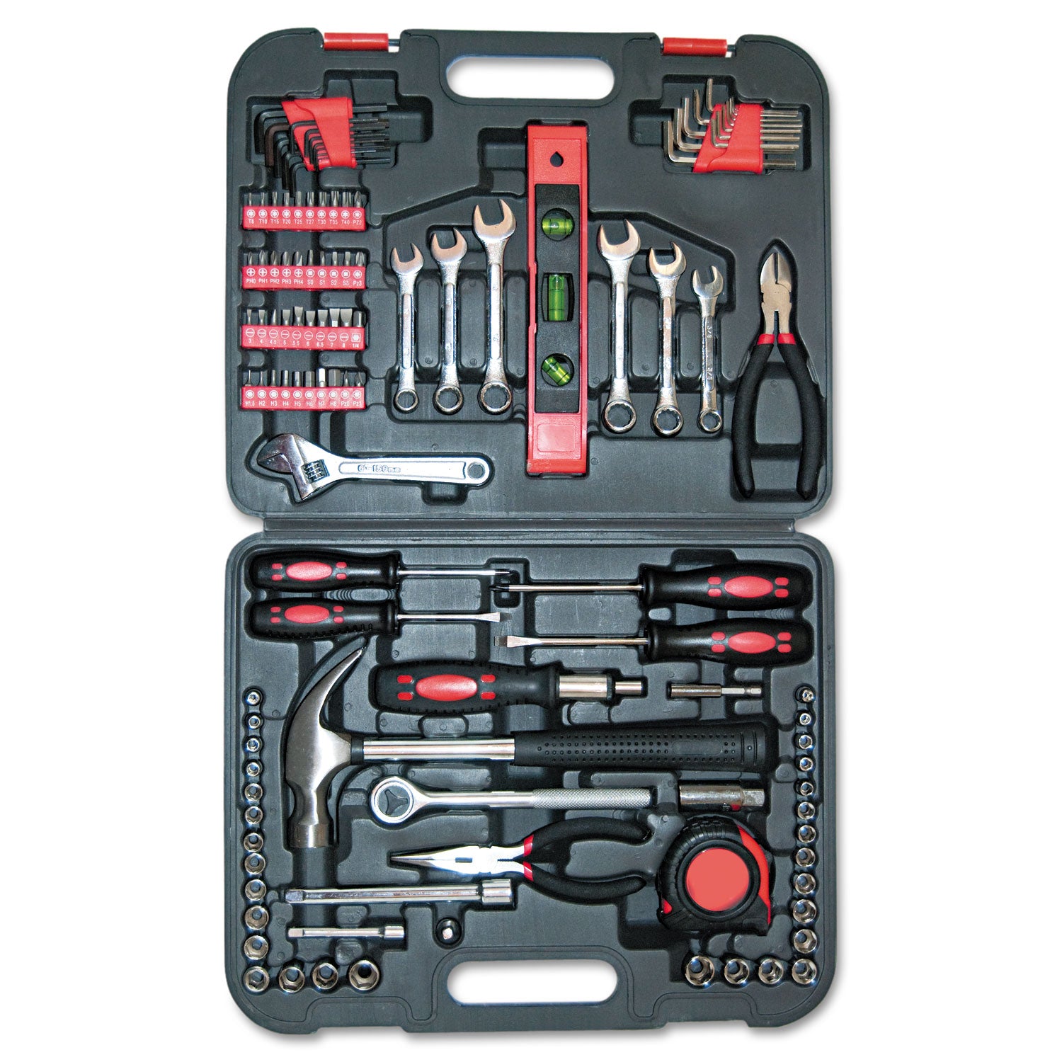TK119 Great Neck Saw 119-Piece Tool Set with Case