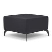 OfficeSource Saxon Modular Ottoman - Black PU Leather