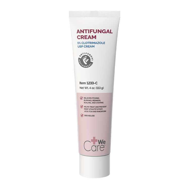 Antifungal 1% Clotrimazole USP Cream, 4 oz. Tube, 4/6/cs - 6 pcs per Box/4 Boxes per Case