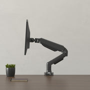 OfficeSource  Single Arm Monitor Arm with 1 USB-A, 1 USB-C - Charcoal