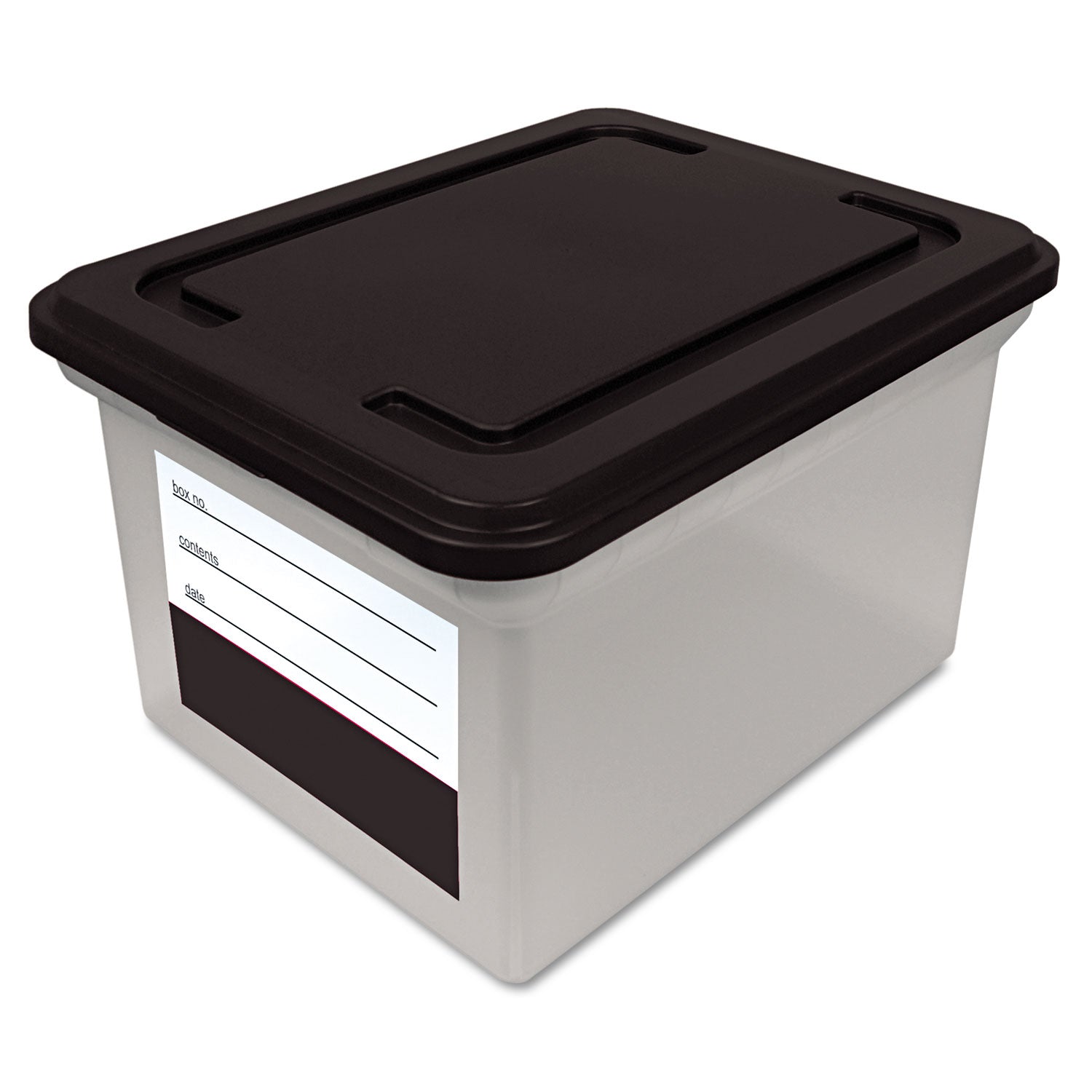 File Tote with Contents Label