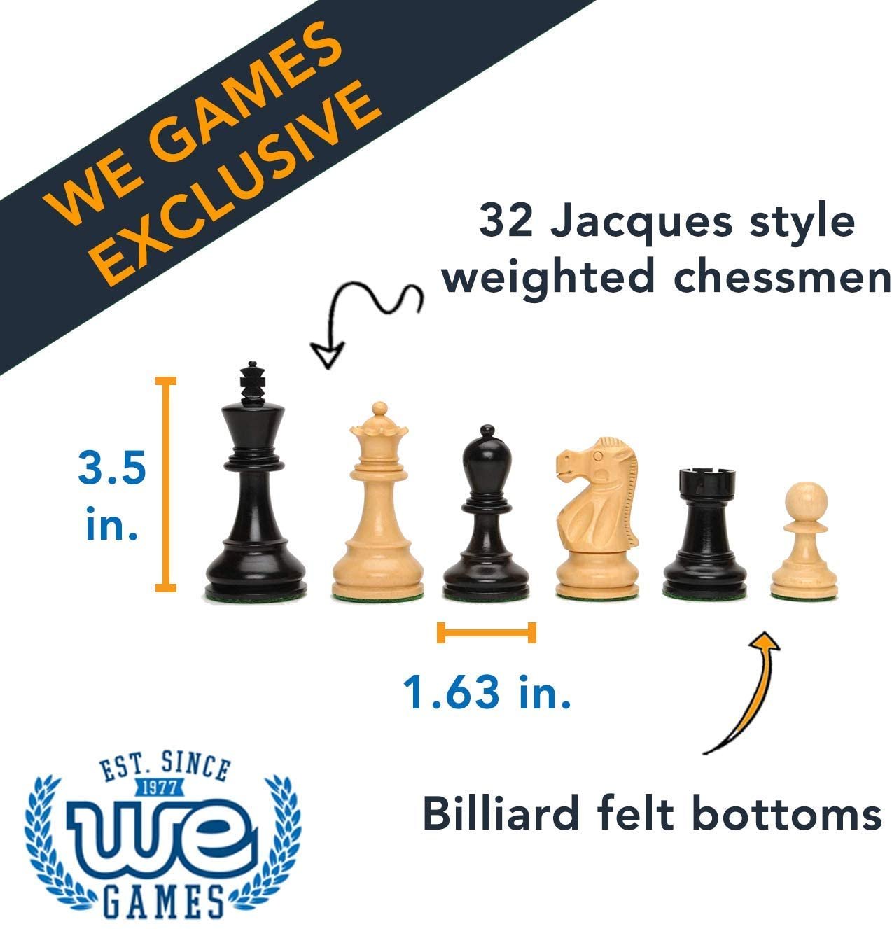 Metal Ultimate Chess Set, Wood Board 21.75 in., 3.6 in. King