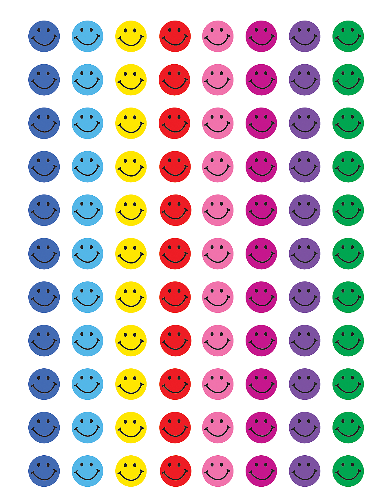 Happy Faces Mini Stickers