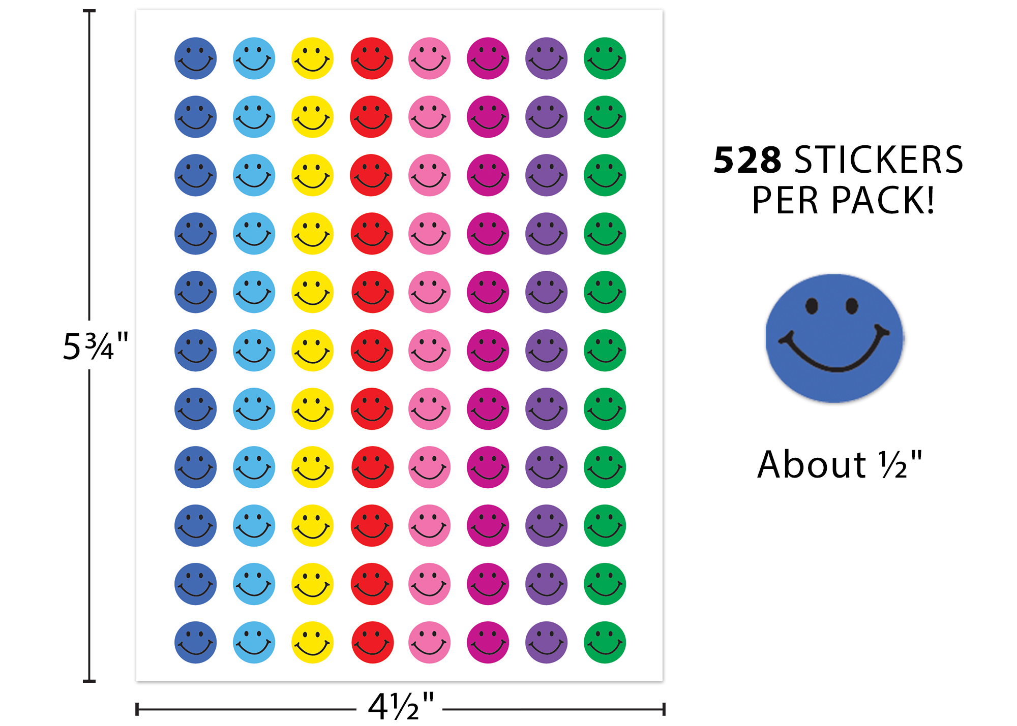 Happy Faces Mini Stickers