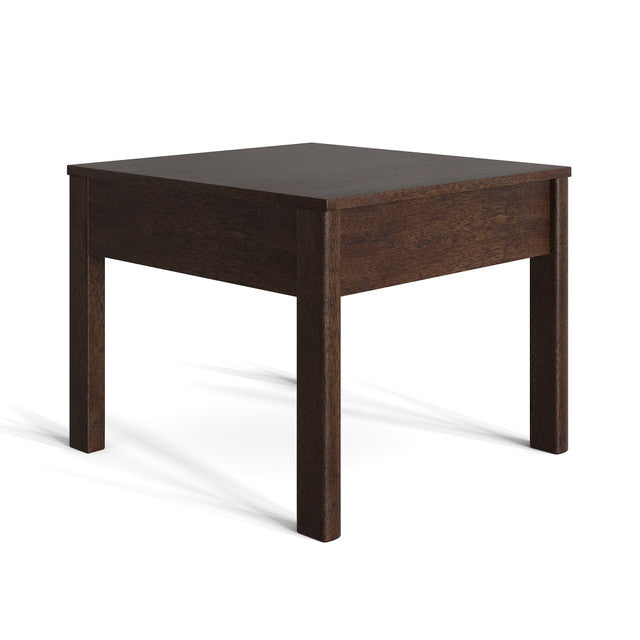 OfficeSource Aiden End Table - Mocha
