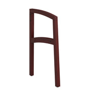 OfficeSource Baker Reception Seating Full Arms - Set of 2 - Mahogany