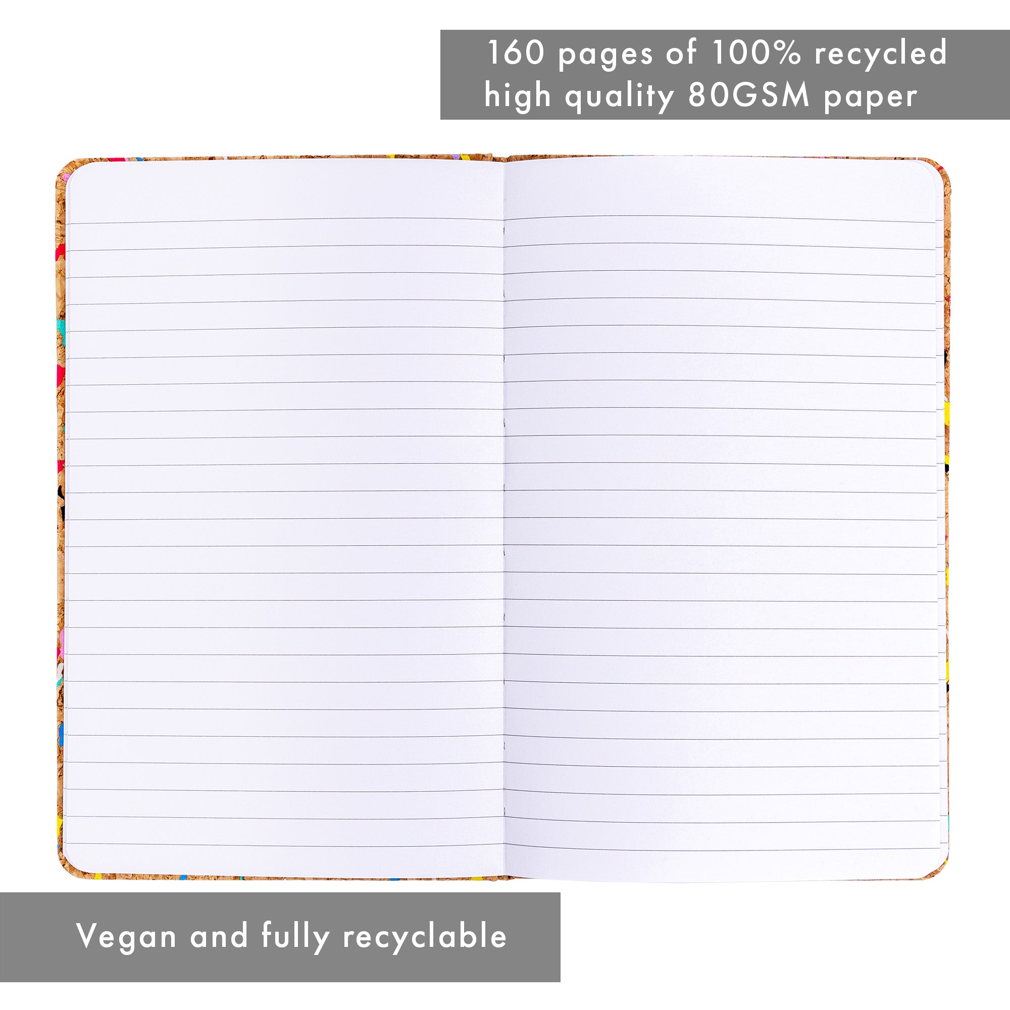 Pukka Planet Cork Notebook