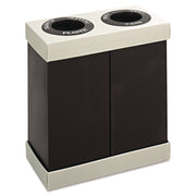 Receptacle Ayd Double Blk