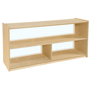 Versatile Shelf Storage with Acrylic Back - 23-1/2"H