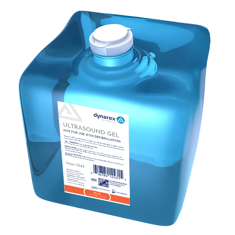 Ultrasound Gel, 1.3 gal., Blue - 4 Bottles per Case