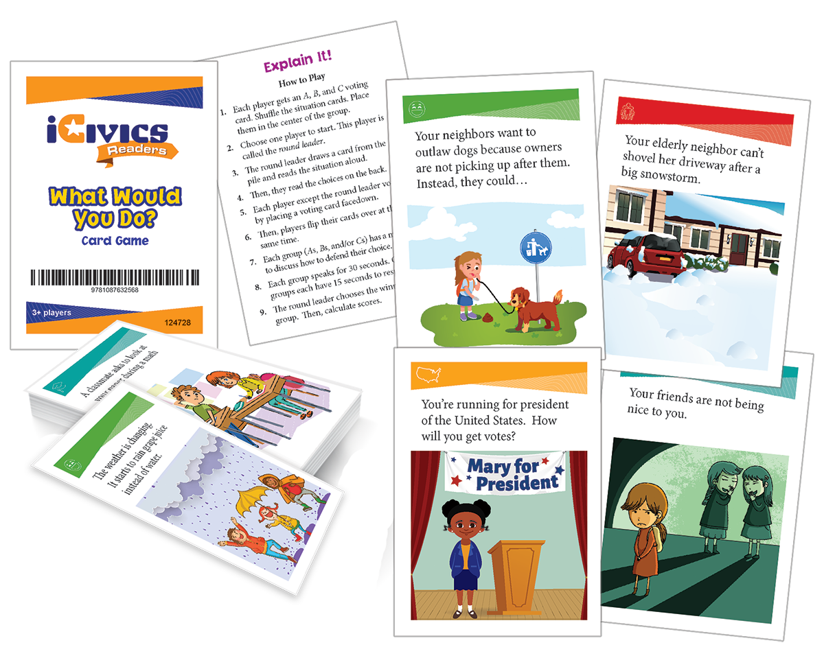 iCivics: What Would You Do? Game Cards
