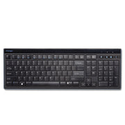 Cable Connectivity - USB Interface - Volume Control, Mute, Sleep, Internet Hot Key(s) - Computer - PC, Mac - Scissors Keyswitch - Matte Black