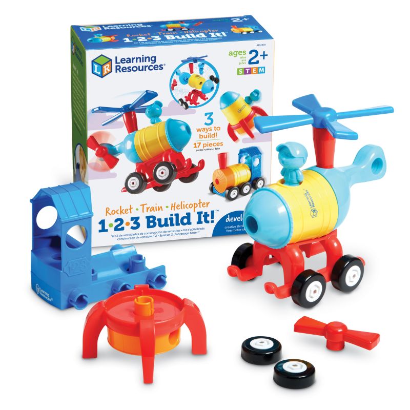 1-2-3 Build It!™ Train/Rocket/Helicopter