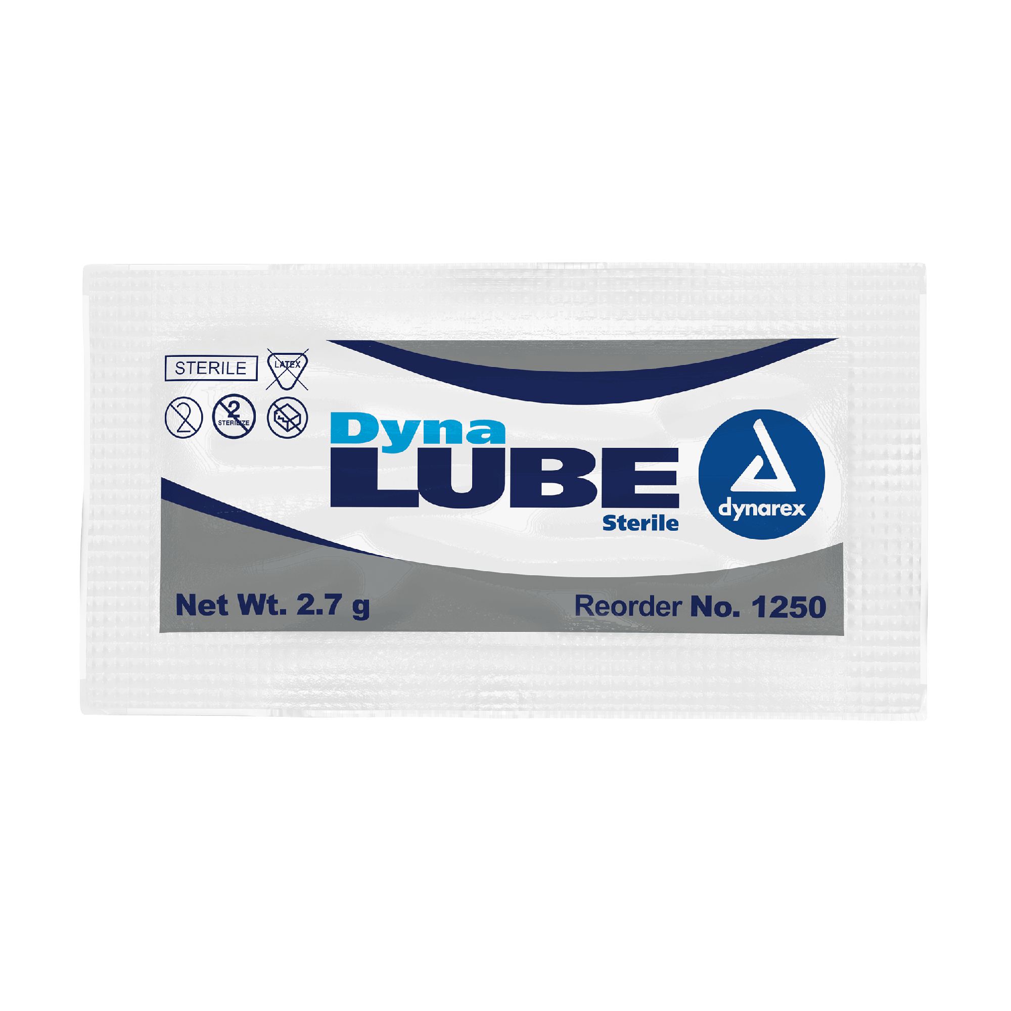 DynaLube Lubricating Jelly - Sterile, 2.7 g Packet - 144 packets per Box/12 Boxes per Case