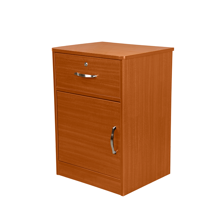 One Door / One Drawer Nightstand, Cherry, 1pc/cs