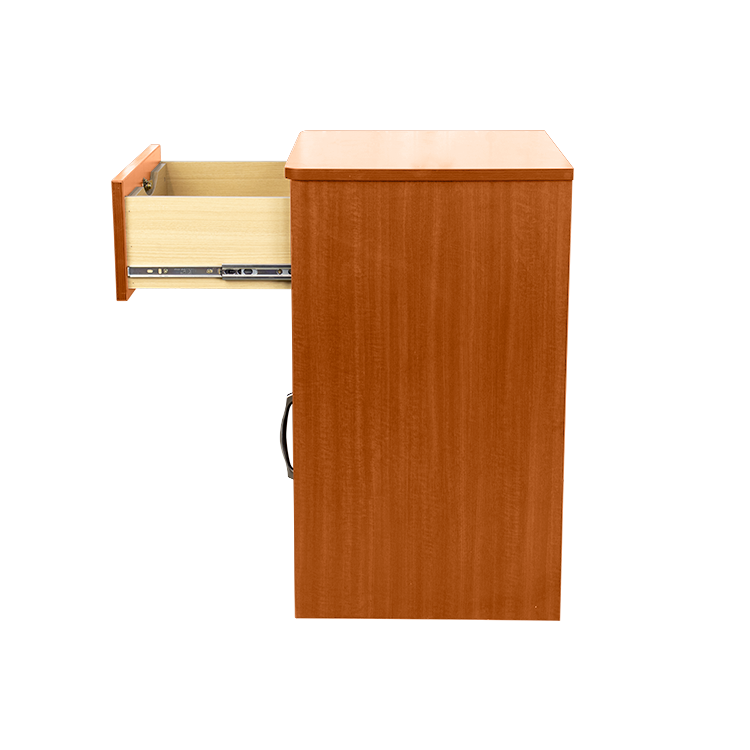 One Door / One Drawer Nightstand, Cherry, 1pc/cs