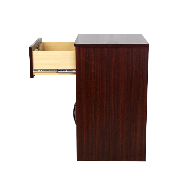 One Door / One Drawer Nightstand, Mahogany, 1pc/cs