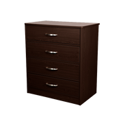 Four Drawer Dresser, Mahogany, 1pc/cs