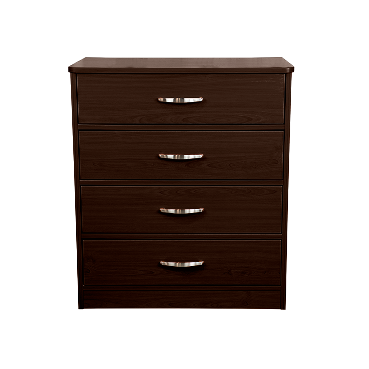 Four Drawer Dresser, Mahogany, 1pc/cs