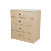 Four Drawer Dresser, Light Oak, 1pc/cs