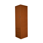 One Door / Two Drawer Wardrobe, Cherry, 1pc/cs
