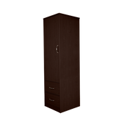One Door / Two Drawer Wardrobe, Mahogany, 1pc/cs
