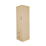One Door / Two Drawer Wardrobe, Light Oak, 1pc/cs