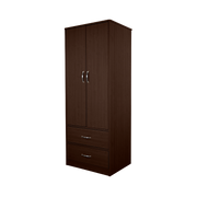 Two Door / Two Drawer Wardrobe, Mahogany, 1pc/cs