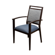 Dining Arm Chair, Walnut, 5pc/cs