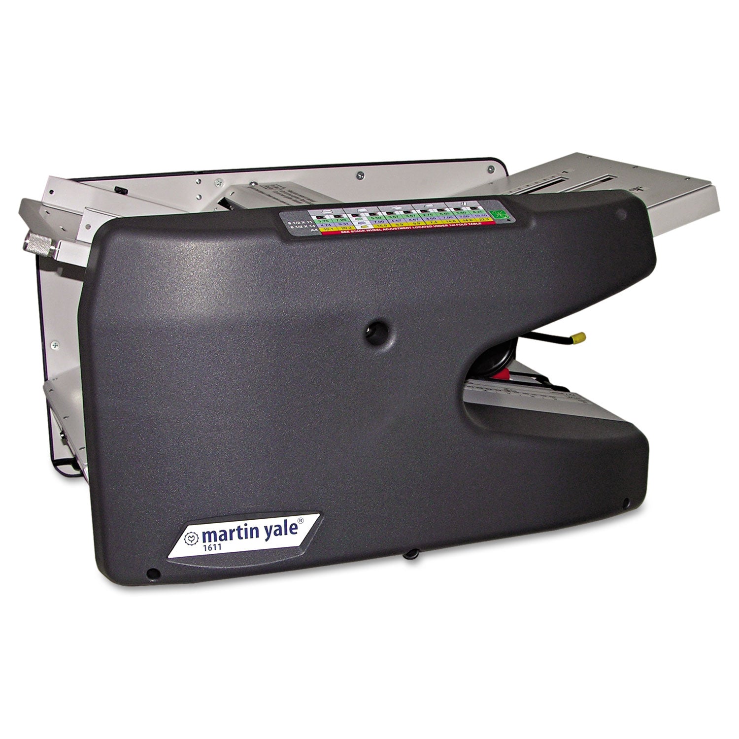 9000 Sheets/Hour - Half-fold, Double Parallel Fold, Z Fold, Right Angle Fold, Letter Fold - Charcoal