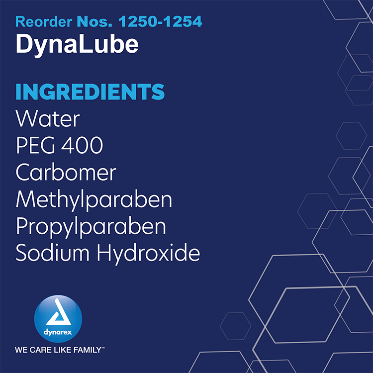 DynaLube Lubricating Jelly - Sterile, 2 oz. Tube - 12 tubes per Box/6 Boxes per Case