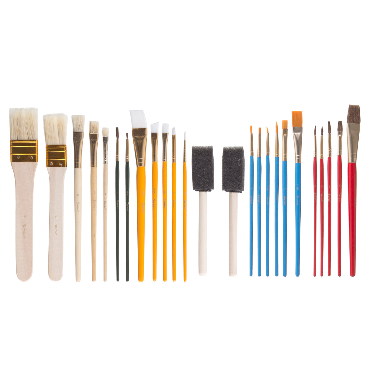Paintbrush Set: Assorted  25 Pack