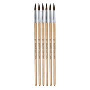Tapered Water Color Brush 6-Set