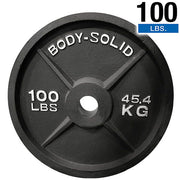 Black Cast Oly Plate 100Lb