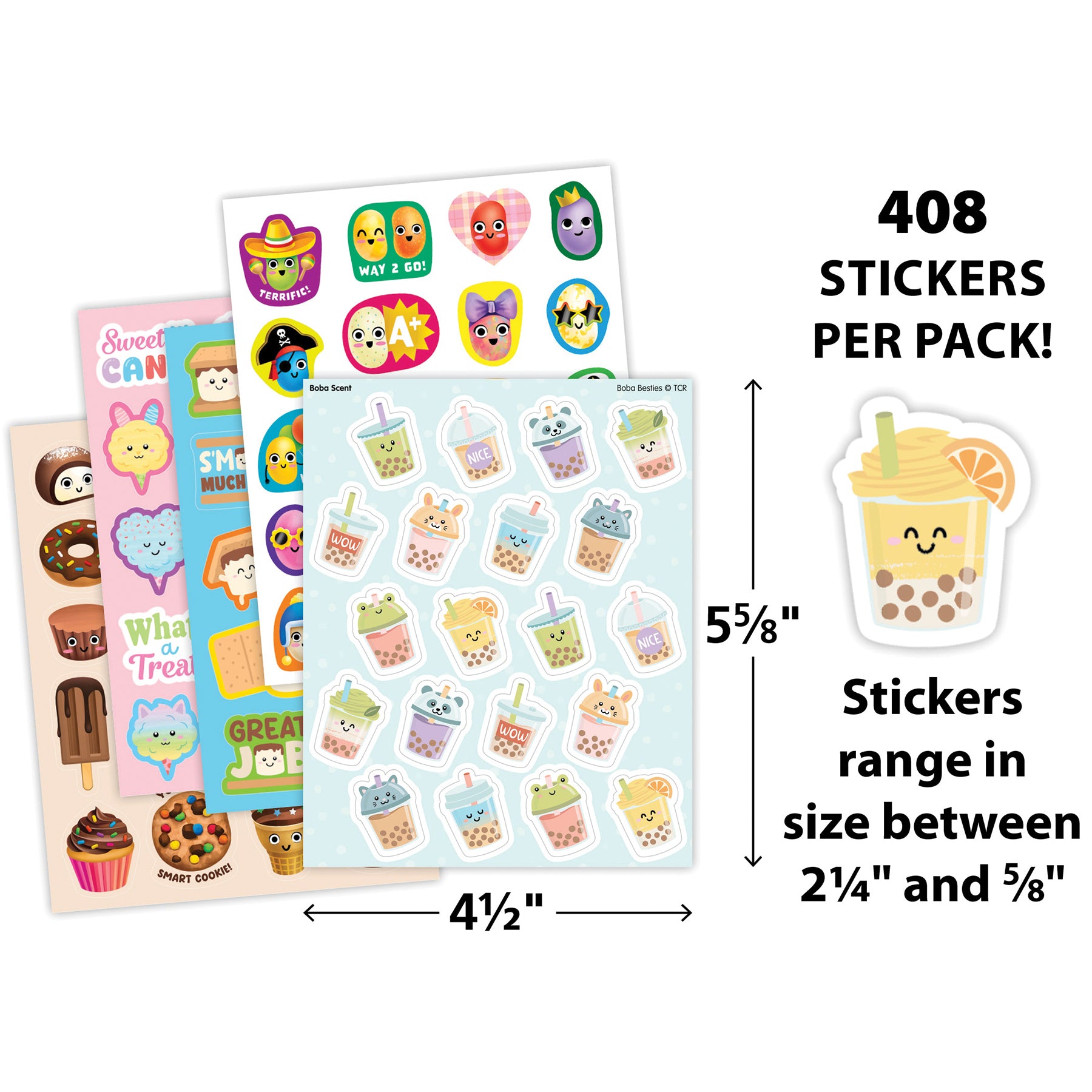 Sweet Treats Smelly Stickers Variety Pack