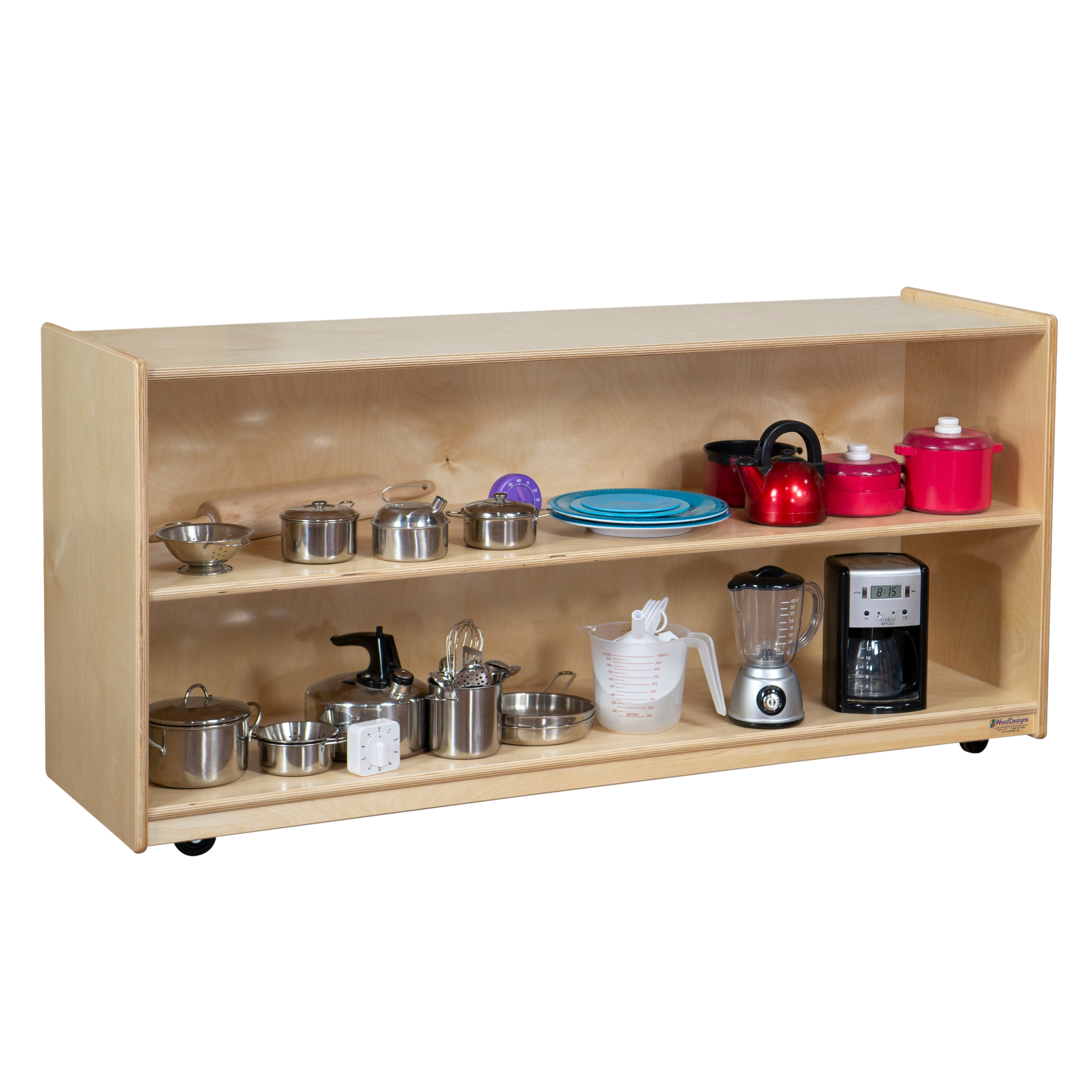 Open Shelf Display Storage Unit- 23.5"H