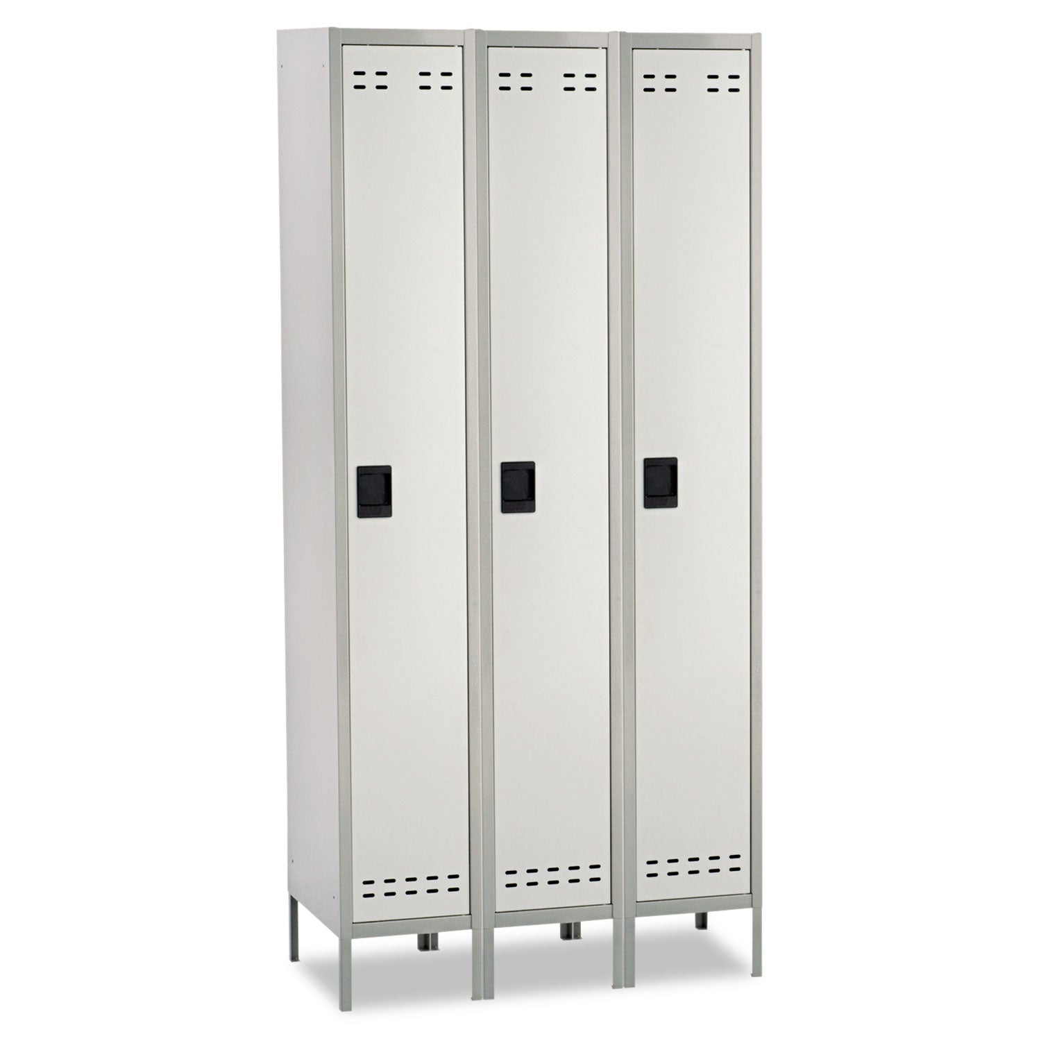 Locker Sngl Tier 3 Column Gray