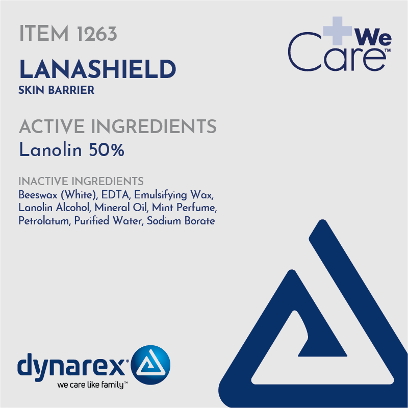 LanaShield Skin Protectant Cream, 4 oz. Tube - 24 Tubes per Case