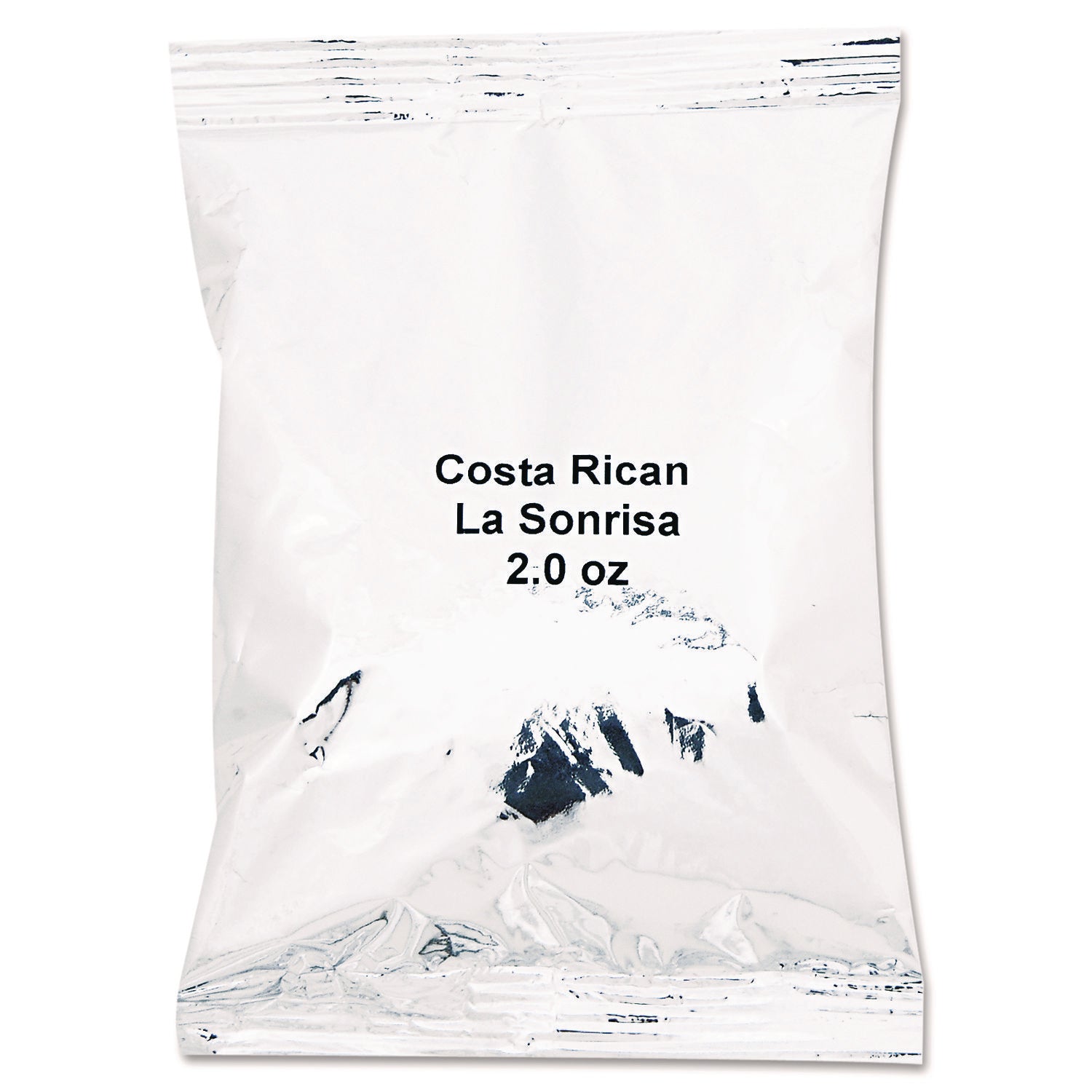 Coffee Portion Packs, Costa Rican La Sonrisa, 2oz Packets, 40/carton