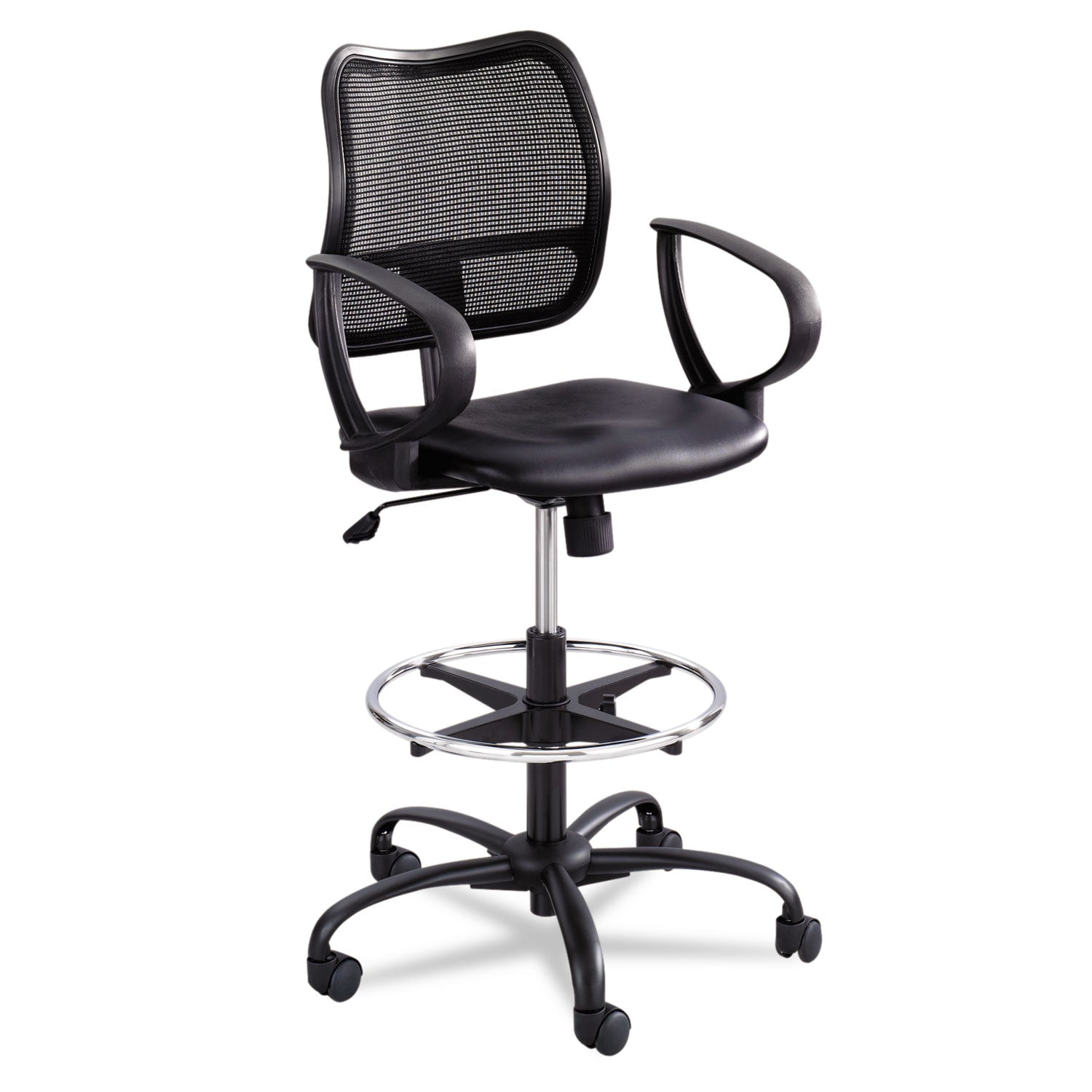 Chair Vue Extned Hght Blk Vynl