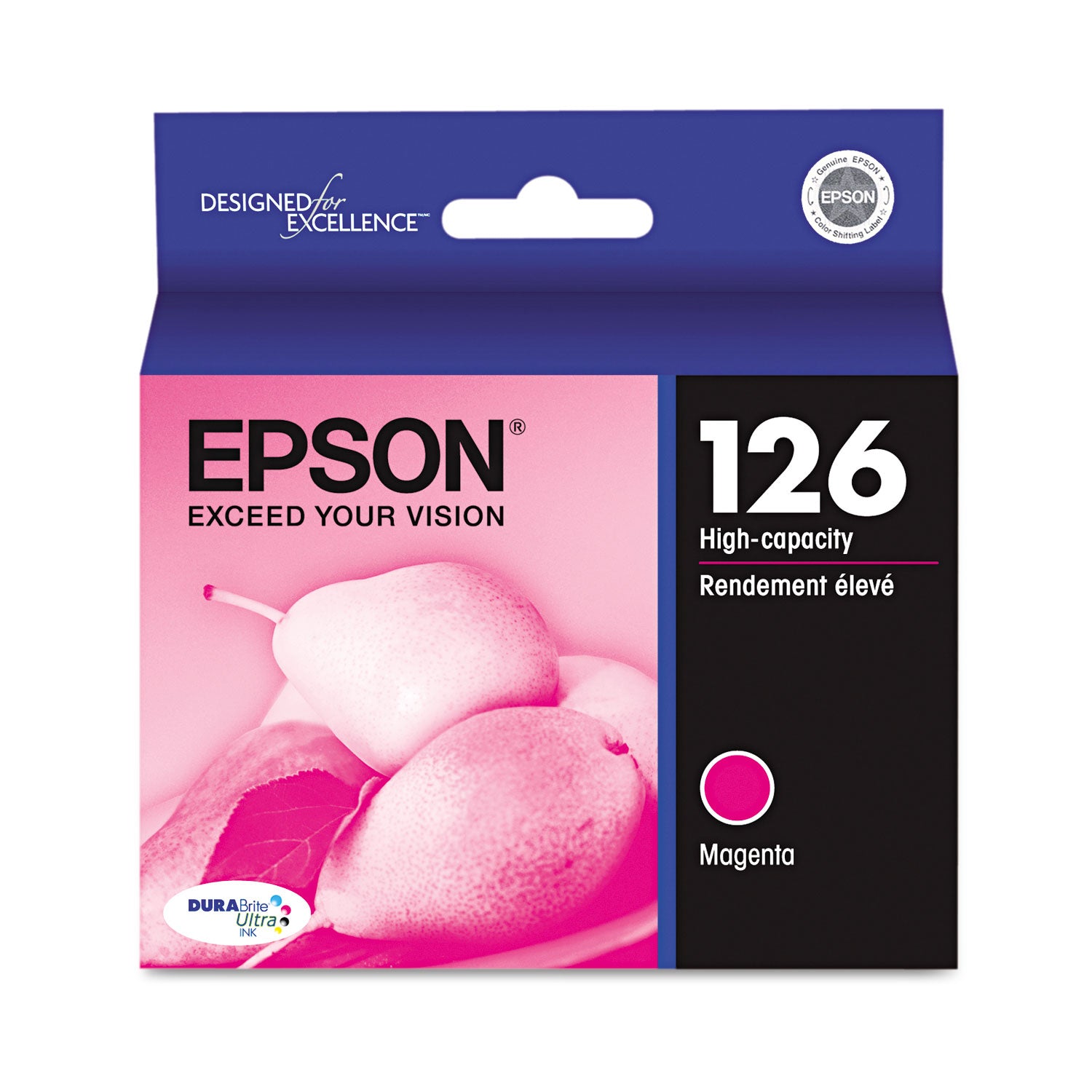 Epson DURABrite 126 Original Inkjet Ink Cartridge - Magenta - 1 Each