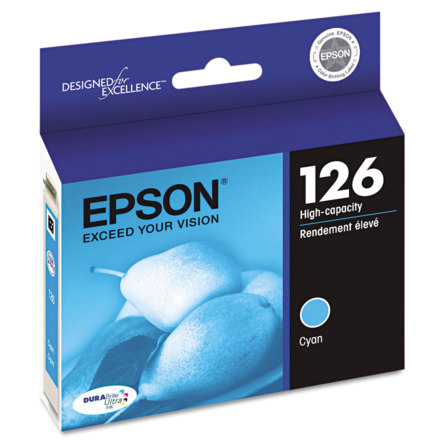 Epson DURABrite 126 Original Inkjet Ink Cartridge - Cyan - 1 Each