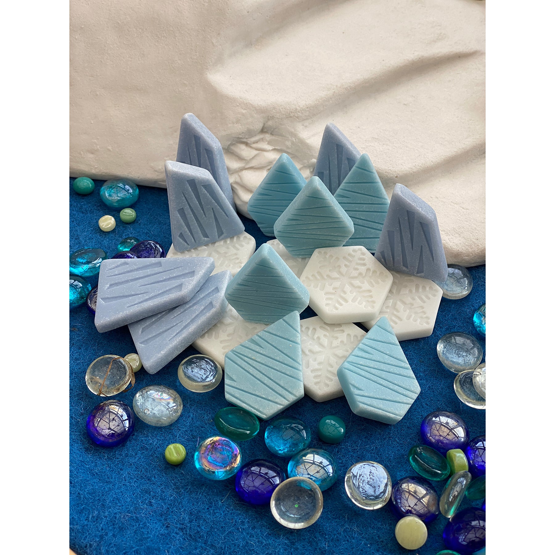 Scenery Stones – Polar Play, Set of 18