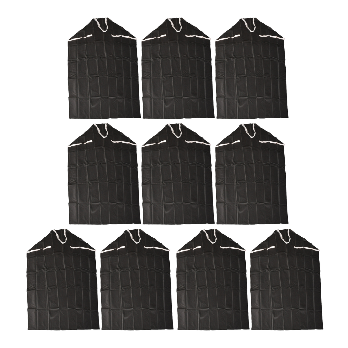 Apron, Rubberized Cloth with Cloth Strings, 27"x36", Pack of 10