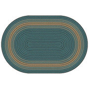 Braidful Nature Colors - 4ft x 6ft - Oval - Teal